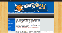 Desktop Screenshot of parklandbasketball.com