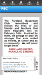 Mobile Screenshot of parklandbasketball.com